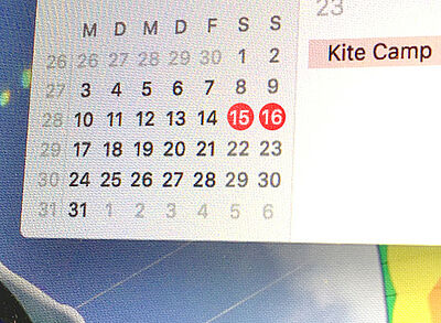Kalendereintrag Kitekurs