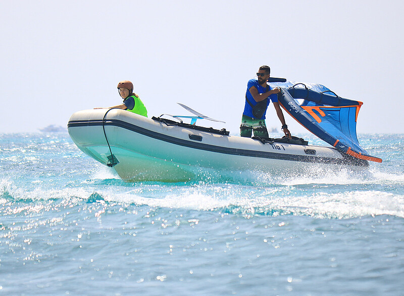 Servizio Soccorso Kitesurfer KBC Ras Soma - Sicurezza Mar Rosso Egitto