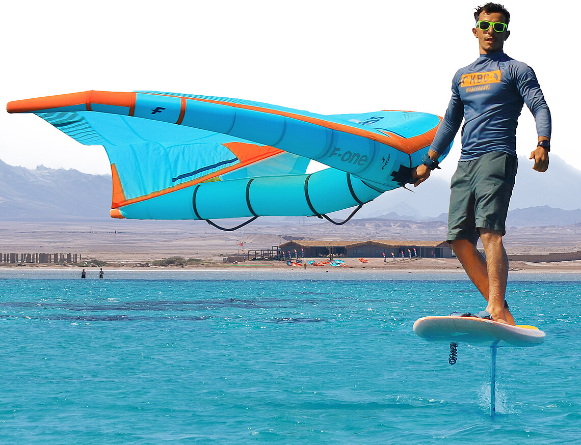 Wingfoilschule Somabay KBC Wingfoil Kurse und Verleih