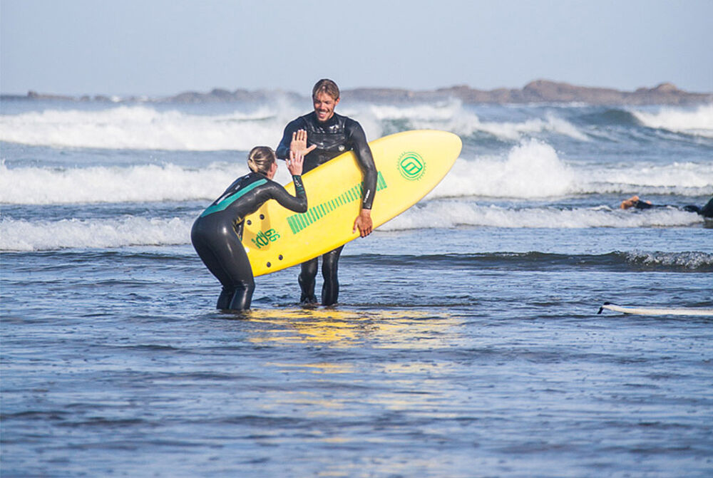 Surfen lernen am KBC Portugal in Moledo