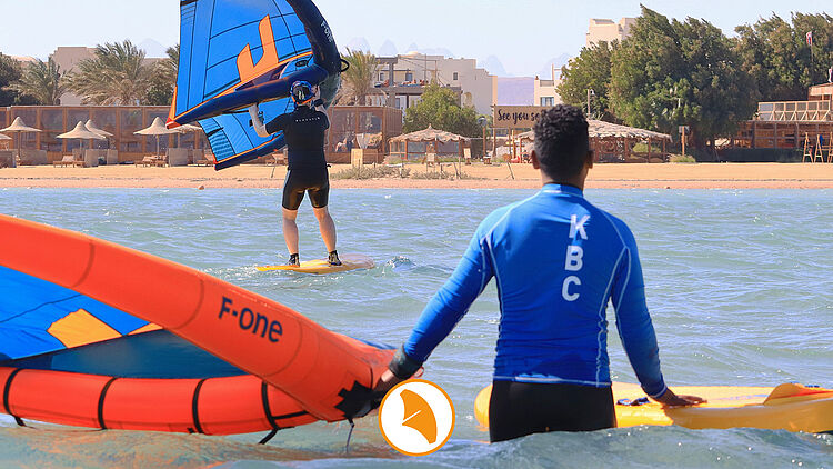 KBC Wingfoil Event El Gouna professionelles Training F-ONE Material Ägypten