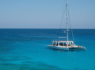 Sailing on the Island Sal Cabo Verde