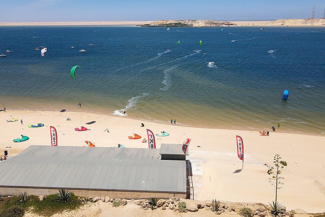 Scuola Kitesurf Spiaggia Dakhla - KBC Centro IKO Marocco Spiaggia