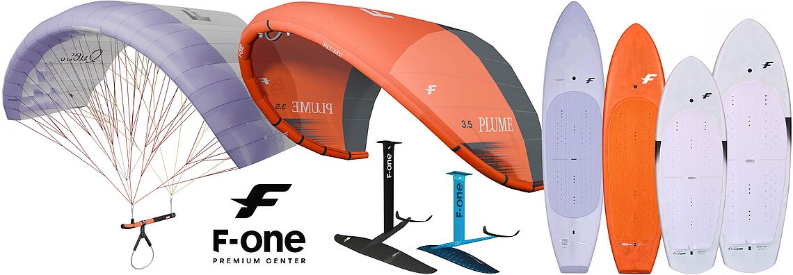 KWing und Pocket Wing Verleih Dakhla - F-ONE Quest und Plume bei KBC World an der Lagune von Dakhla
