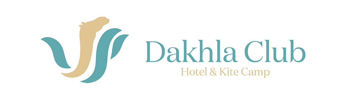 Logo Dakhla Club Hotel & Kite Camp - Destinazione kitesurf a Dakhla Lagune Marocco con Lagoon e DakhlaClub