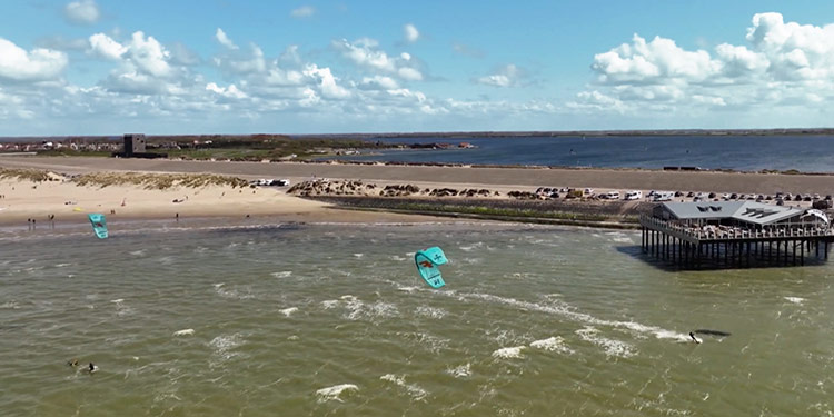 Kinderkurse am KBC Brouwersdam an der Nordsee