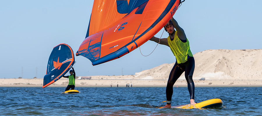 Learn Wingfoil KBC Dakhla F-ONE Equipment Morocco Watersports