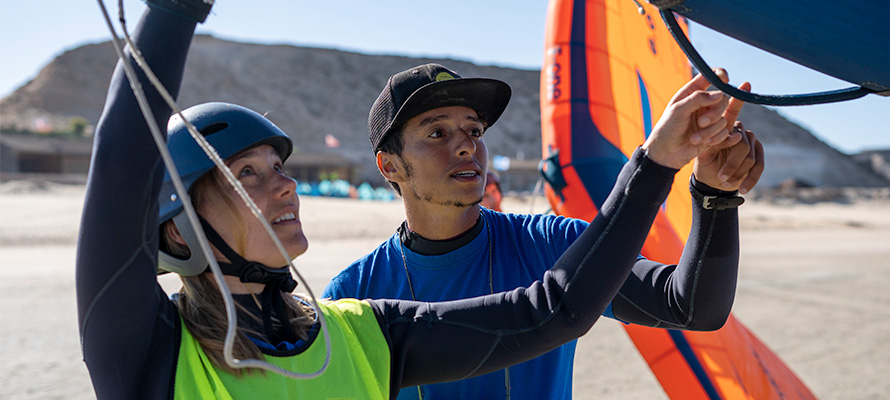 Wingfoil Training KBC Dakhla F-ONE Equipment Morocco Watersports