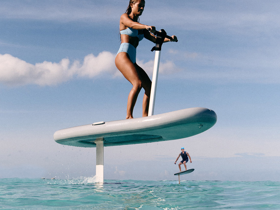 eFoil fun action Soma Bay Egypt water sports electric foiling