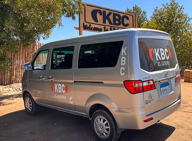 El Gouna Hotel kite center shuttle bus