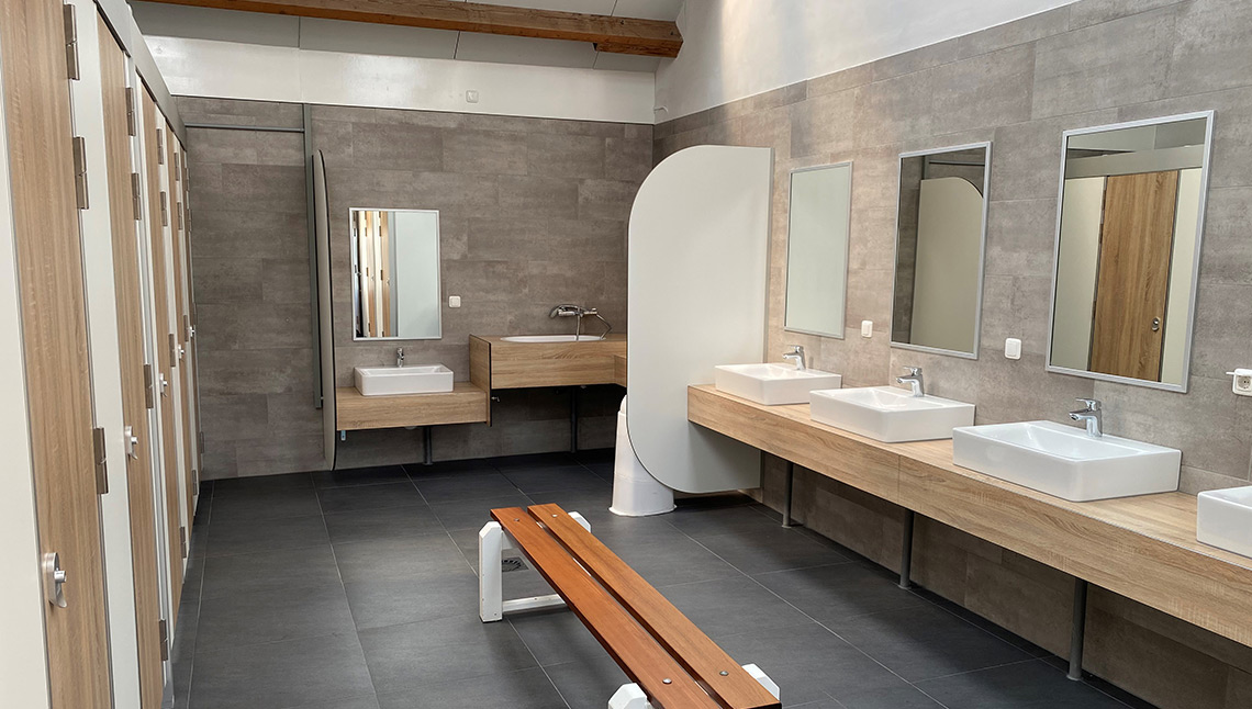 Sanitary facilities Camping Hindeloopen - Kiteboarding Club Holland