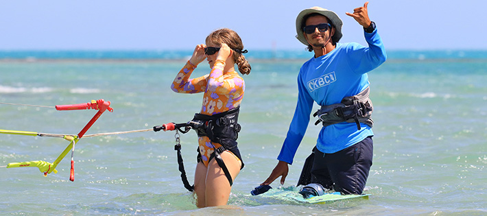 Kitesurf Kurse für Kids am KBC El Gouna