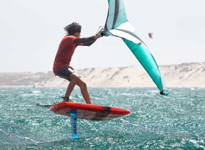 Wingfoil Event Camp an der Wingfoilschule New Spirit Dakhla