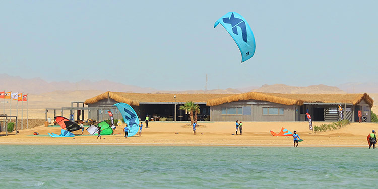 Kitecenter Ras Soma in der Somabay am Roten Meer