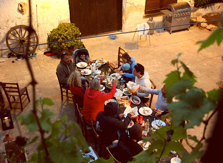 Cena a Villa Vajarassa