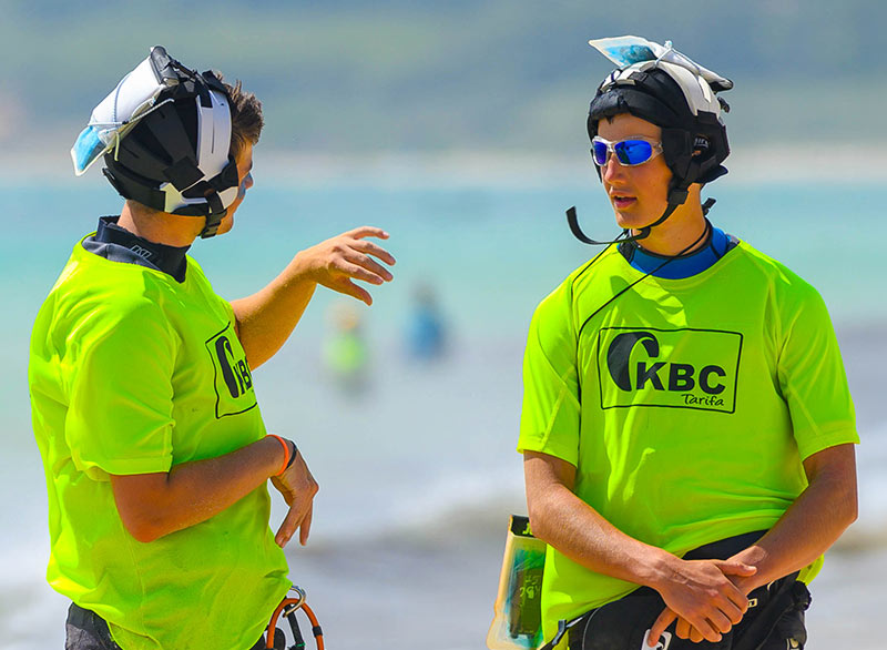 Curso de kitesurf da Funkhelm em Tarifa: Segurança