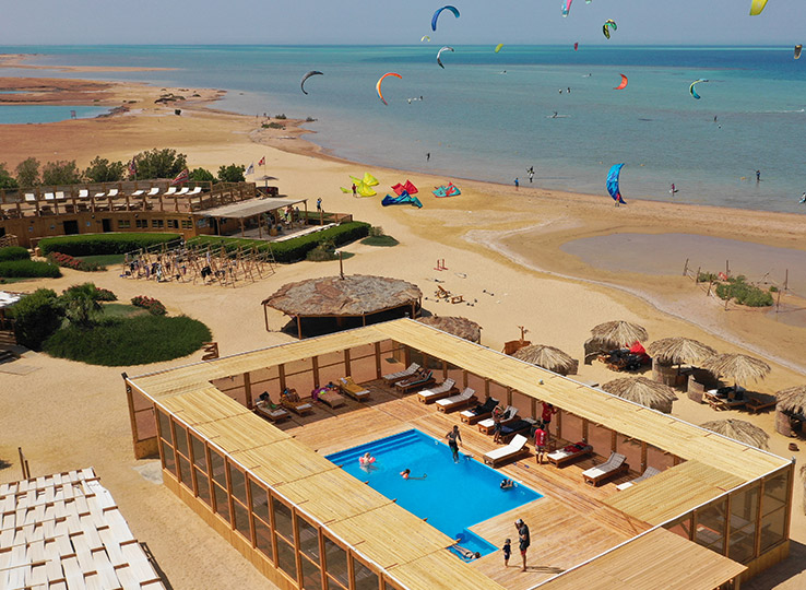 Scuola wingfoil El Gouna sul Mar Rosso