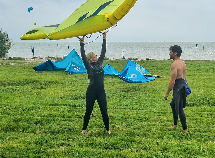 Scuola wingfoil Hindeloopen Ijsselmeer Olanda